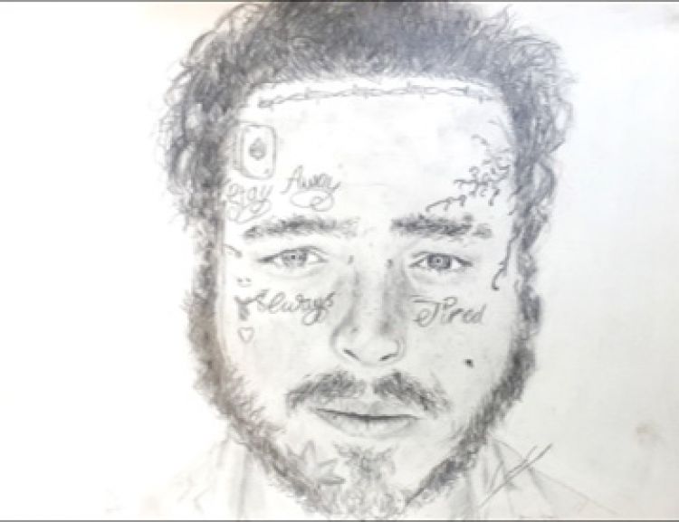 12YearOld’s Amazing Drawing Of Captain Sir Tom Moore